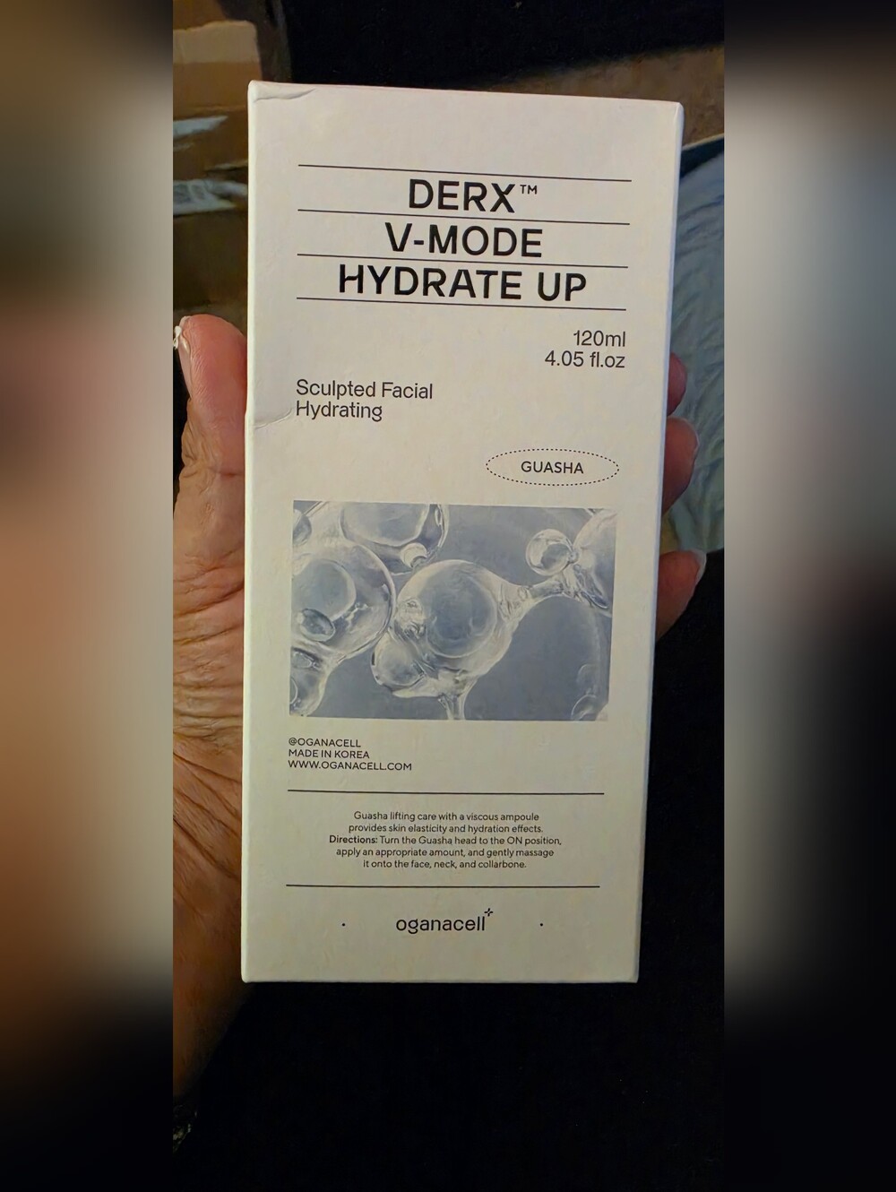 Derx V-Mode Hydrate Up Gua Sha Hydrating Ampoule – 120 mL / 4.05 fl oz